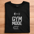 Gym Mode ON – Motivational Printed T-Shirt | Premium Cotton | Unisex Fit